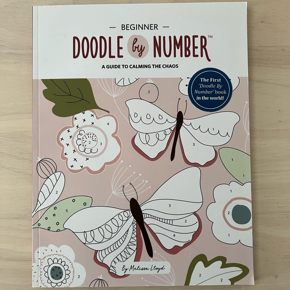 NEW Beginner Doodle by Number Drawing Book: A Guide to Calming the Chaos